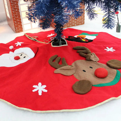 Fur Christmas Tree Skirt